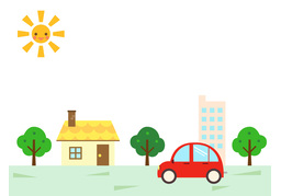 drive homeのイラスト